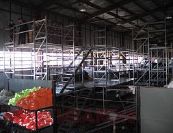 Компания "Равиал", г. Хабаровск, мезонин на зацепах