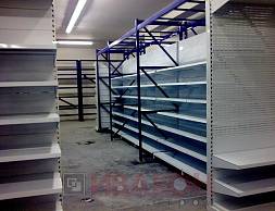 Строймаркет "Сатурн", г.Краснодар, стеллажи Cash&Carry