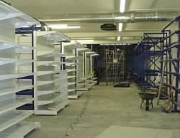 Строймаркет "Сатурн", г.Краснодар, стеллажи Cash&Carry